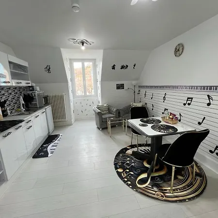 Les Roitelets Musique - Bel T2 - Thème Musique - Entièrement Neuf - Classé 3 étoiles - Proche Centre-ville&thermes - Confort - Ménage Et Linge De Maison Inclus