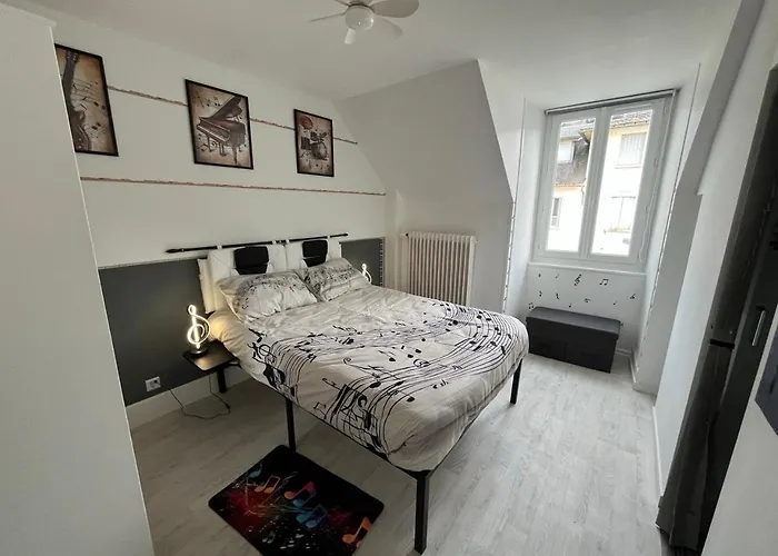 Les Roitelets Musique - Bel T2 - Thème Musique - Entièrement Neuf - Classé 3 étoiles - Proche Centre-ville&thermes - Confort - Ménage Et Linge De Maison Inclus Apartamento La Bourboule